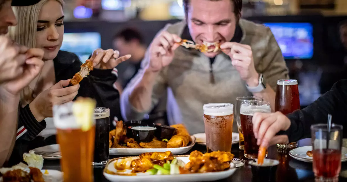 people eating food